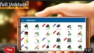 how to unlock all instrument and plugin in walk band and piano? screenshot 1