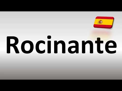 Vídeo: O que significa rocinante em espanhol?