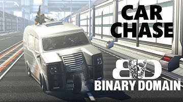 Binary Domain Gameplay Car Chase (No Commentary)