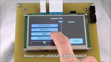 uEZ GUI 15FPS Video Demo