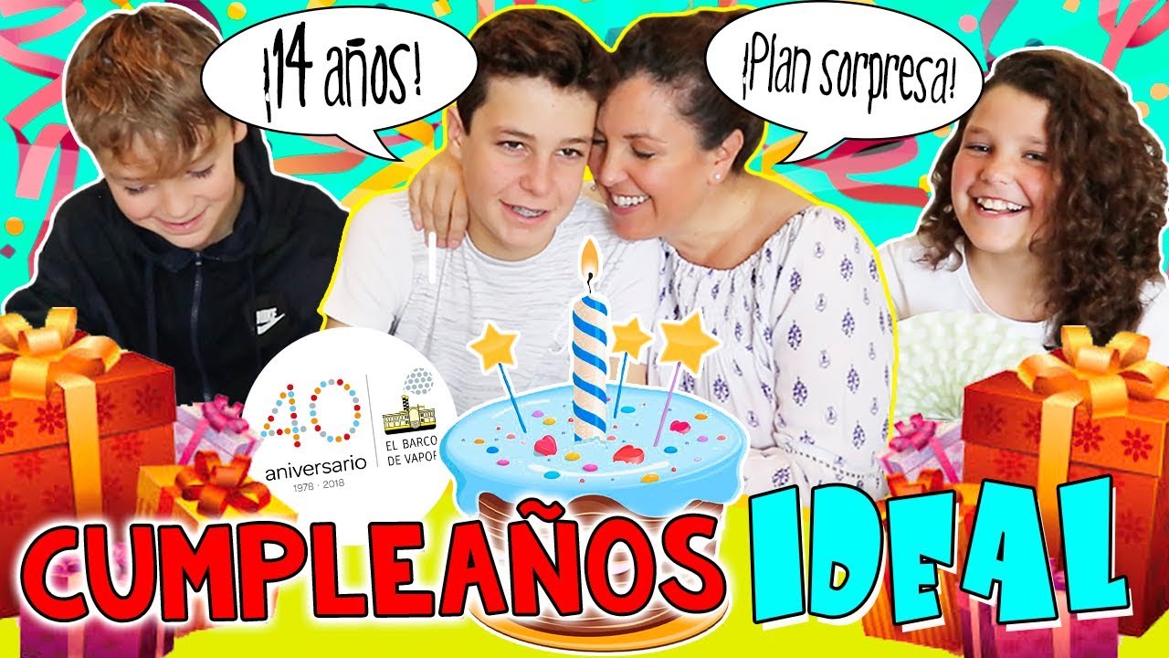 ¡MATEO cumple 14 AÑOS! El CUMPLEAÑOS PERFECTO de MATEO + CONCURSO de El Barco de Vapor 💨 retrospektive
