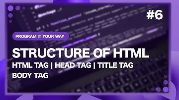 HTML Boilerplate: Learning the Structure of HTML | Web Development #6