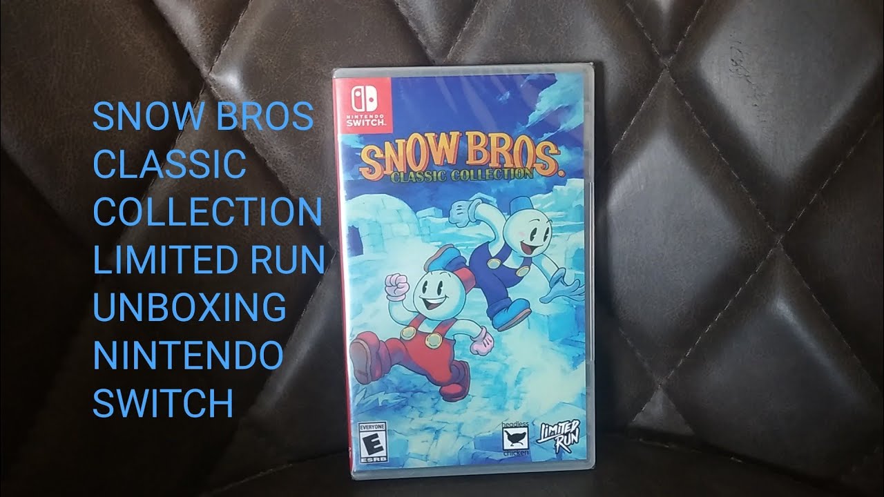 Snow Bros Classic Collection Unboxing Nintendo Switch Limited Run