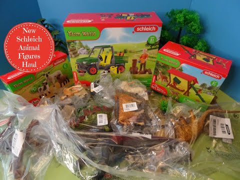 Scheich New Animal Figures & Sets Haul- Farm World, Forest, Wild