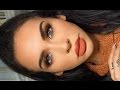 GRWM: MATTE ORANGE Fall Makeup | Carli Bybel