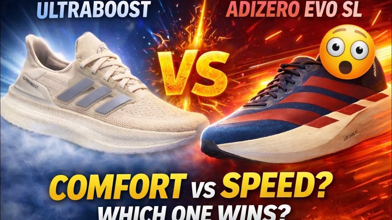 👉Live Demo👈 Ultraboost vs Adizero Evo Sl, Comfort vs Speed which one wins? Running shoe battle! 