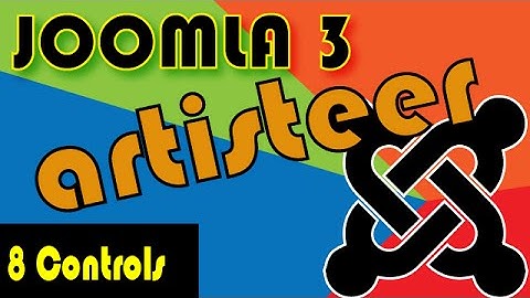 Joomla 3 Tutorials: Artsiteer Styling the Controls