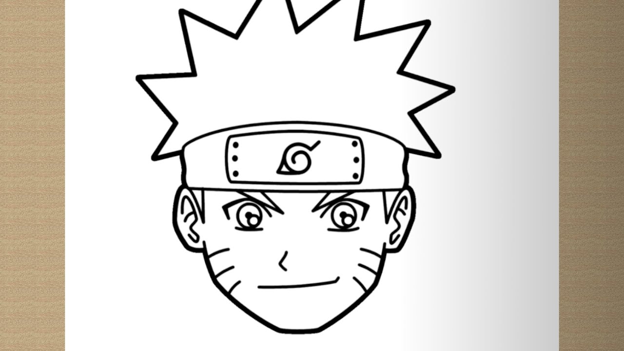 Como Desenhar o NARUTO, NARUTO UZUMAKI