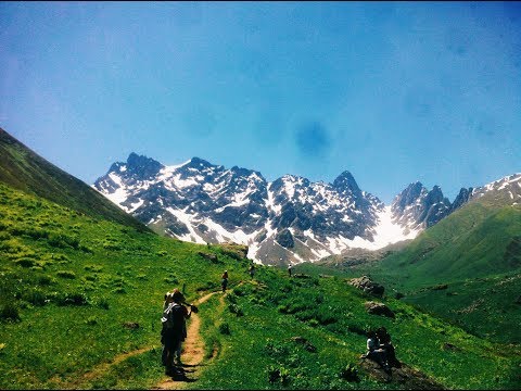 გზა აბუდელაურის თეთრი ტბისკენ the road to  white lake (abudelauri)