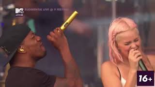 Rudimental ft. Anne-Marie - Waiting All Night LIVE @ V FESTIVAL 2014 MTV