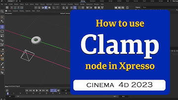 How to use the Clamp node in Xpresso in Cinema 4D 2023   @MaxonVFX ​