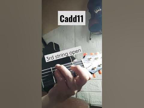 Belajar kunci gitar Cadd11 #chord #shorts - YouTube