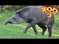 South American Tapir Exhibit Speed Build - Zoo Tycoon 2