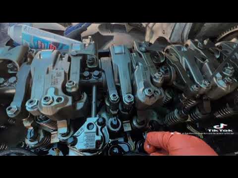 2015 Volvo D13 valves adjusted ,Injector and Engine Brake - YouTube
