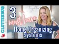 3 MUST HAVE Home Organizing Systems  🤯🤩😍