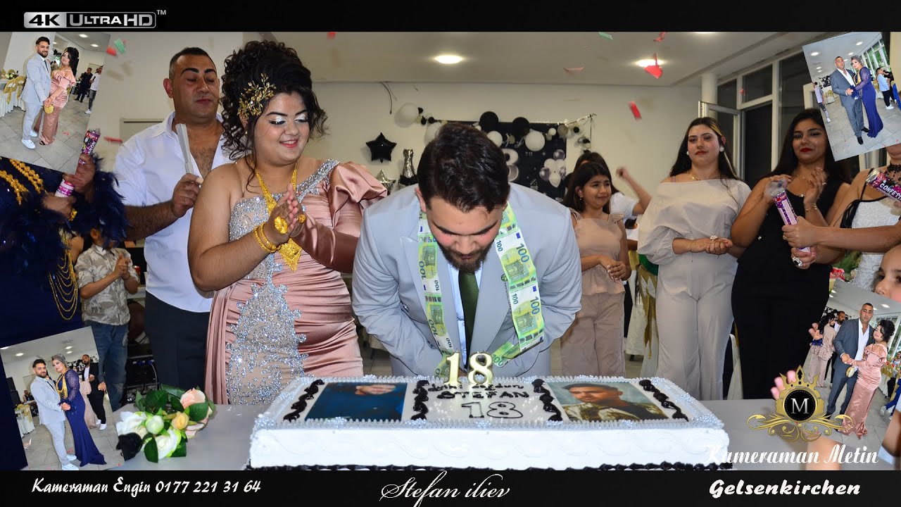 Stefan ın 18 cı Yaş Günü Kutlamasl Tarih 19 05 2025 yil Gelsenkirchen 1080P