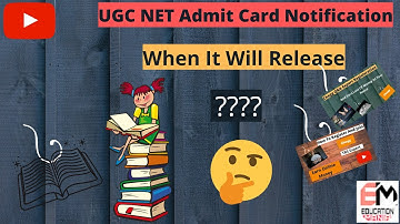 ugc net hall ticket 2020/ ugc admit card 2020 UGC NET Admit Card Notification 2020