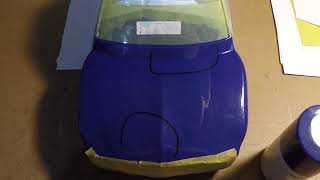 Tamiya Chevy S-10 Clone Body Part 1, paint work