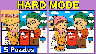【MEDIUM】Find Every Change – An 5-Level Spot the Difference Journey #93