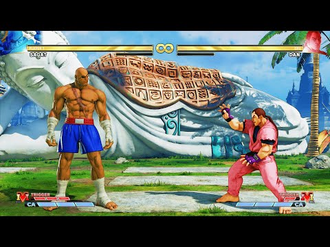 ساجات ضد دان الأصعب ستريت فايتر 5 معركة ملحمية