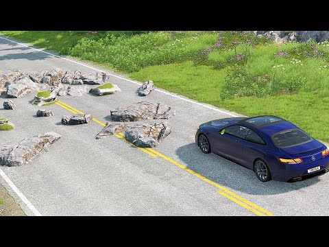 Mobil vs Rock #1 - BeamNG Drive