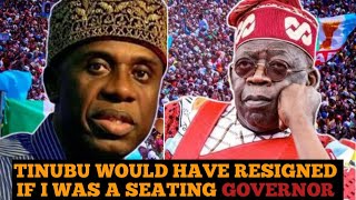 I WOULD HAVE CHALLENGED TINUBU TO RESIGN IF I WAS A SEATING GOVERNOR, ROTIMI AMAECHI VOW, SAYS TINUB