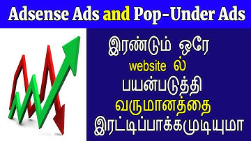 Can i increase my earnings by using adsense ads and pop-under ads in the same blog or website