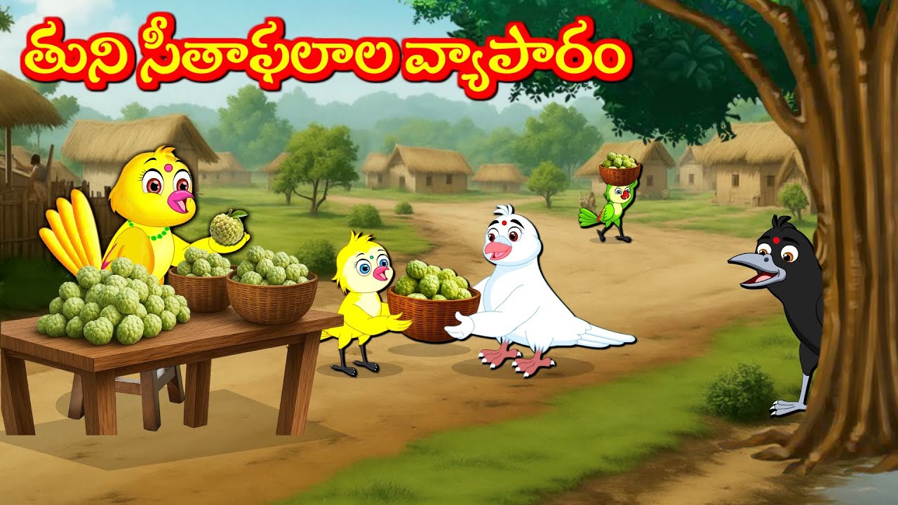 తుని సీతాఫలాల వ్యాపారం Tuni Picchuka | Chicchu Kaki | Bujji Picchuka | Best Birds Telugu