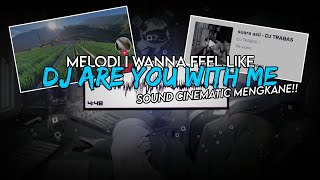 DJ ARE YOU WITH ME | MELODI DJ I WANNA FEEL LIKE SLOWED | SOUND CINEMATIC MENGKANE!!