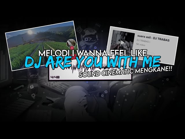 DJ ARE YOU WITH ME | MELODI DJ I WANNA FEEL LIKE SLOWED | SOUND CINEMATIC MENGKANE!! class=