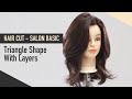 [Eng_Sub] How To K-Beauty Triangle Shape With Layers Tutorial Step by Step_Long hairstyle