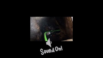 Hydro jetting using 1/4 warthog nozzle on main sewer line #hydrojetting