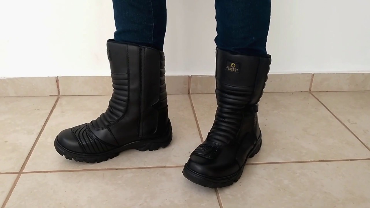 bota de motoqueiro para chuva