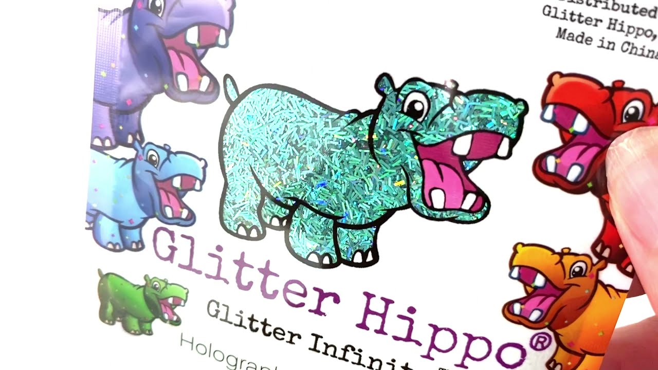 GlitterHippo.com Holographic Sprinkle Glitter - Frosty Frosting - Teal Blue-Green Holo Glitter