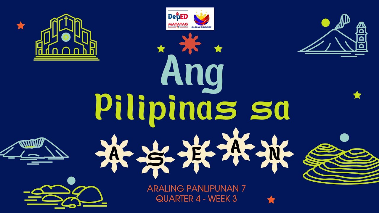 MATATAG AP7 Q4 Week 3  -  Ang Pilipinas sa ASEAN with PPT and DLL