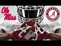 ALABAMA vs OLE MISS - 2016 NCAAF FOOTBALL