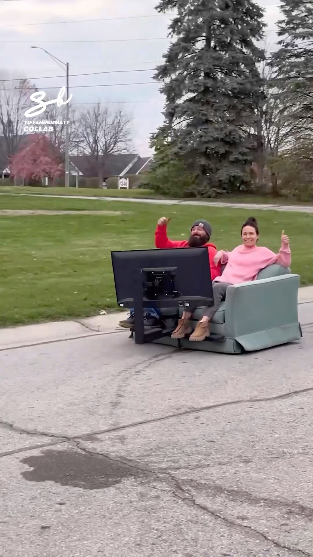 When you want to finish a series but have errands to run ? #cars #vehicles #sofa