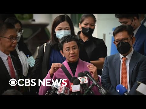 Nobel Prize winner Maria Ressa wins tax case, speaks out about  «harassment and intimidation».