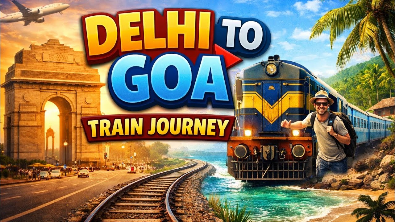 Delhi to Goa by 22654 NZM TVC SF EXP || Full Review || Vacation Time | #indianrailways #trainjourney
