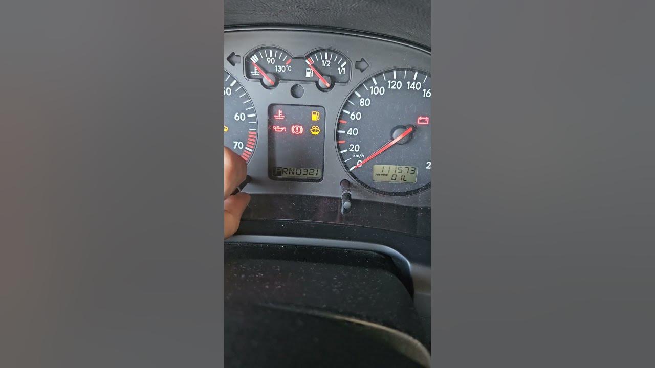 Service reset Inspection zurückstellen Ölservice bei VW Golf Bora Vento YouTube