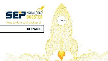 Backup of Kopano with SEP sesam (Lang_EN)