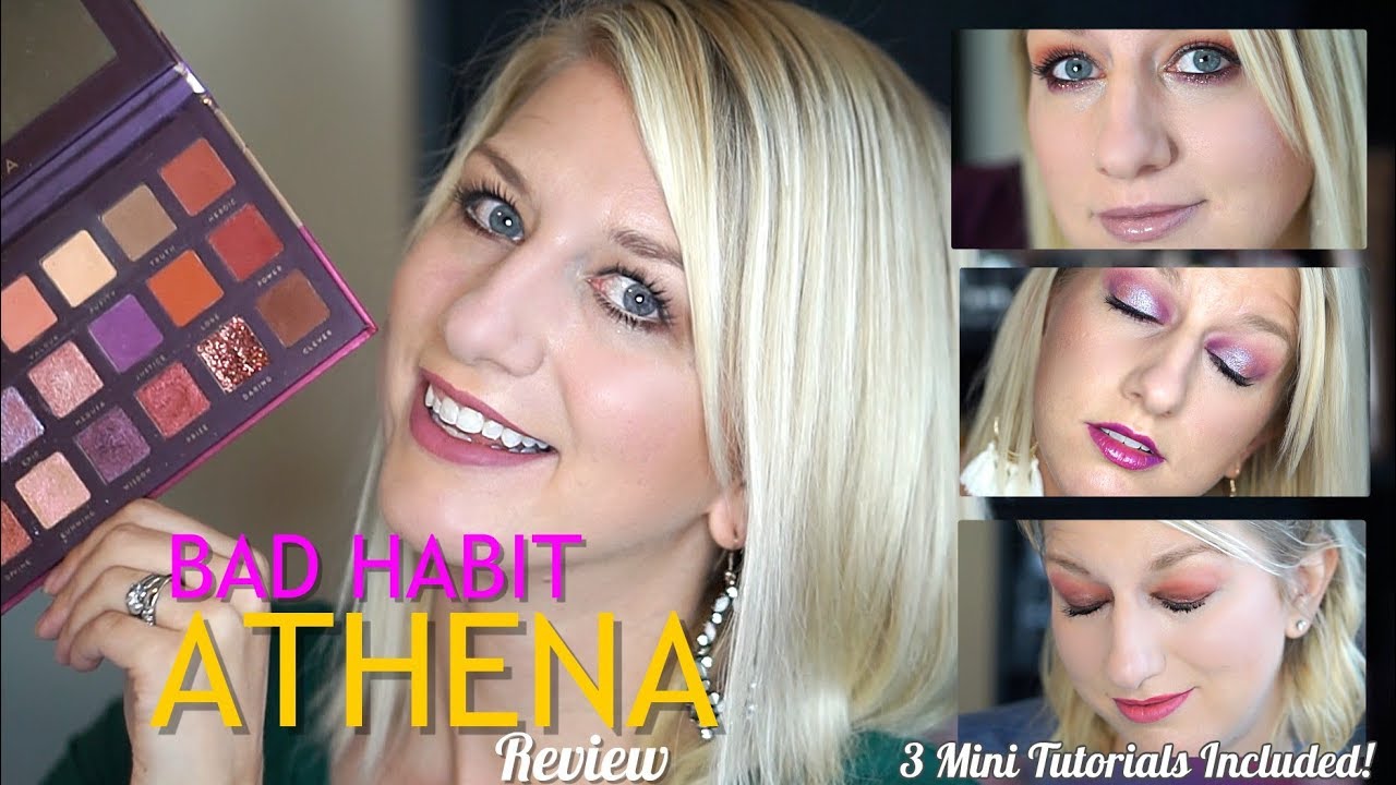 Bad Habit ATHENA Palette Review! + 3 Makeup Looks on Hooded Eyes | Huda Beauty Desert Dusk Dupe