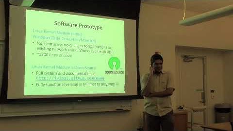 Stanford NetSeminar : Vimalkumar Jeyakumar (Stanford University)