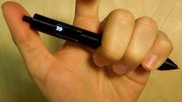 DIY pen with OLED display and click counter (arduino based)