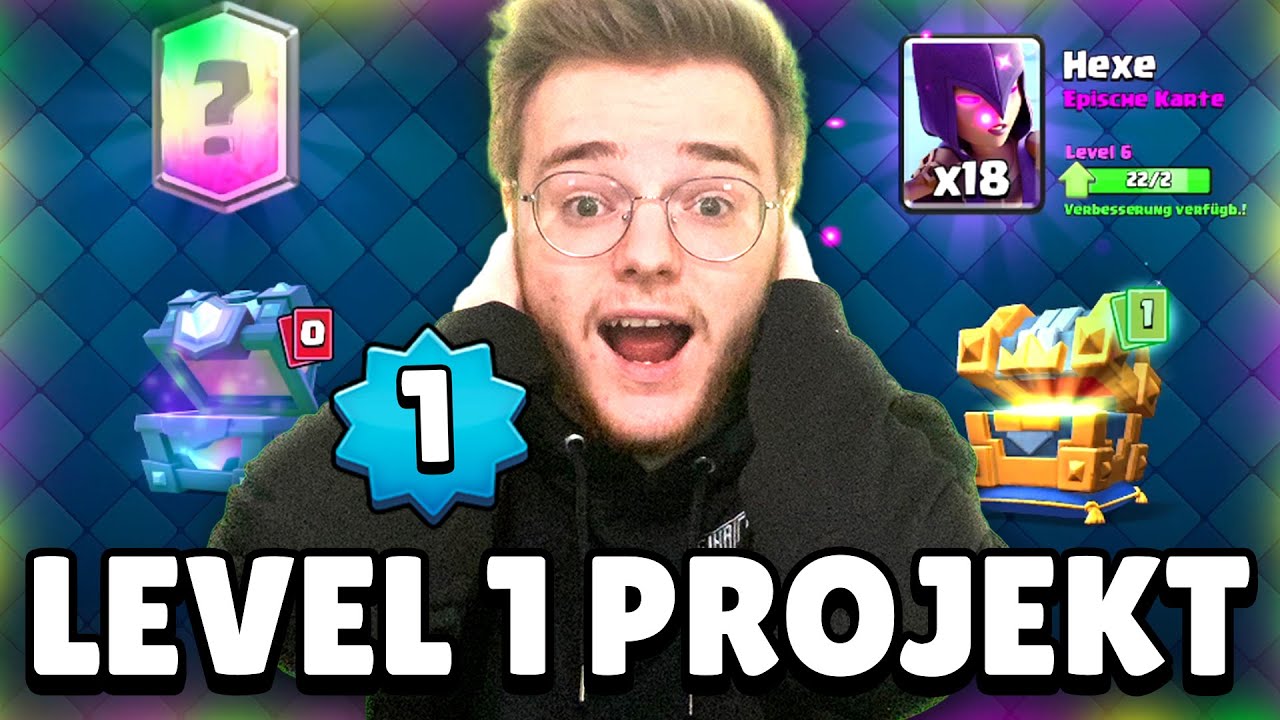 🤩😍 13x LEGENDÄRE KARTE im LEVEL 1 PAY2WIN Projekt! | Clash Royale