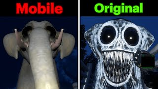 Zoonomaly - Monster Elephant : Original VS Mobile