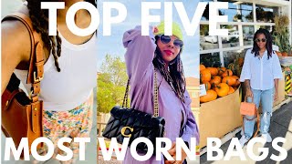 MY TOP 5 MOST WORN BAGS (So Far 2024) | TAGGED BY @agentbagreviews