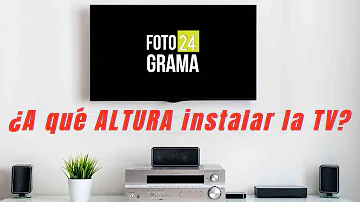 ¿A qué altura debe colocarse un televisor de 50 pulgadas en un salón?