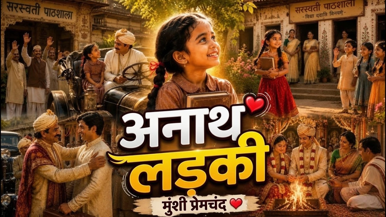 1. अनाथ लड़की. लेखक: मुंशी प्रेमचंद #hindistories #dharmaforlife
