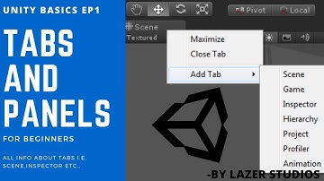 Unity Navigation and Tabs | Unity Basics EP-1 | Lazer Studios